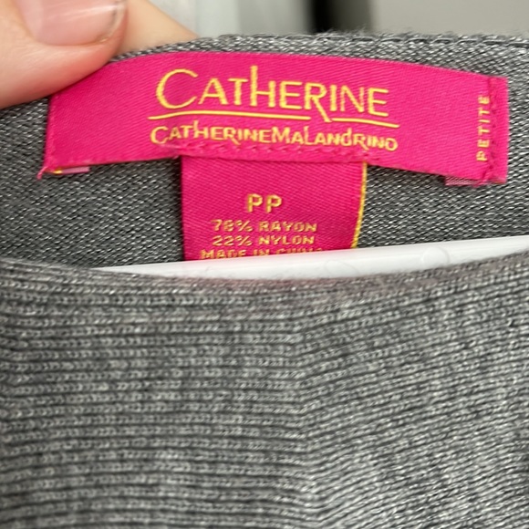 Catherine Maladrino Ruffle Sweater Top, worn once - Picture 4 of 4